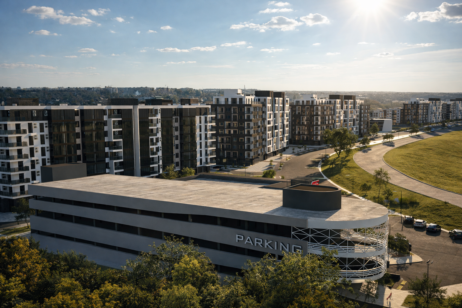 Організація паркінгів у житловому комплексі River Park