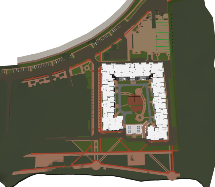 Архітектурна модель території River Park